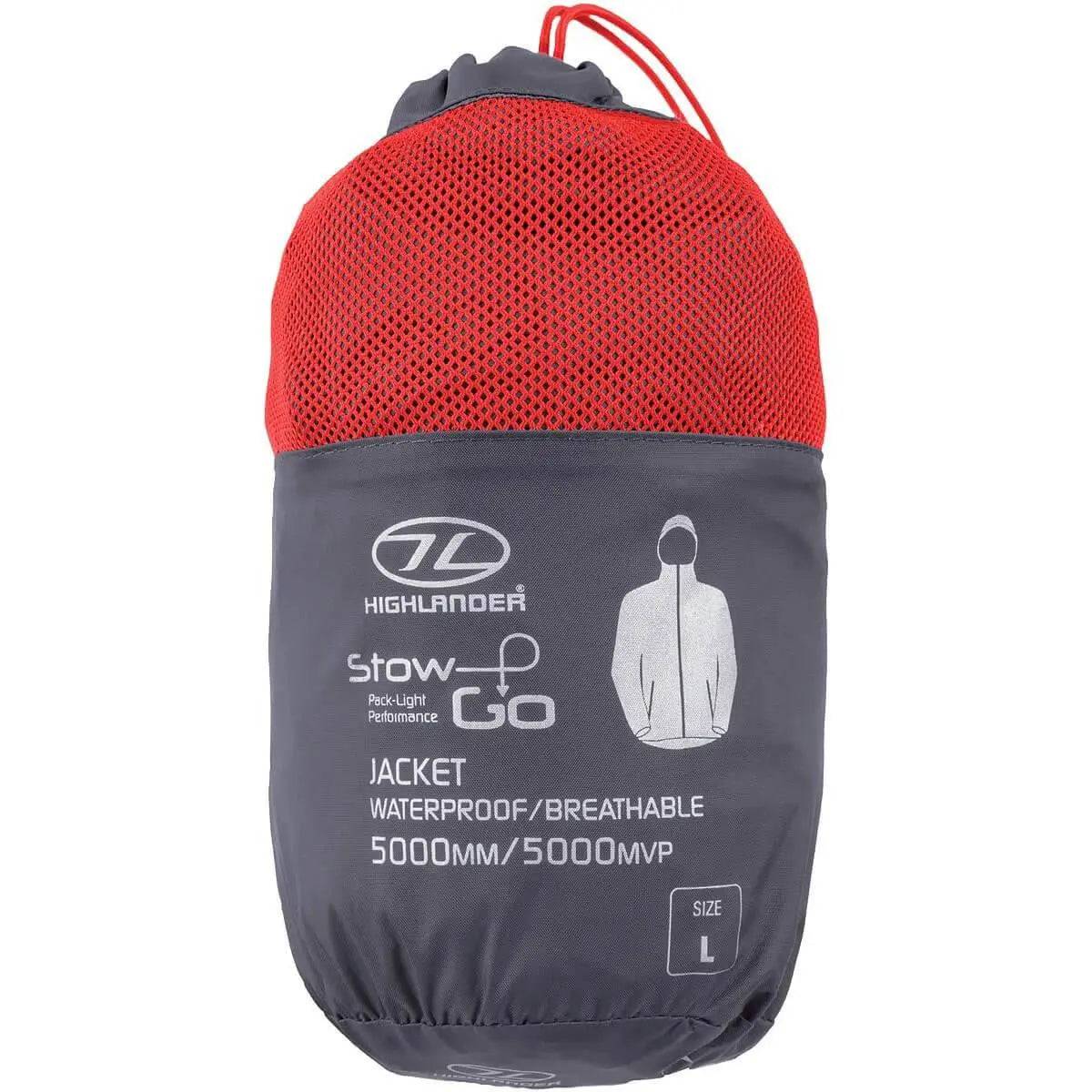 Highlander Stow and Go Waterproof Jacket John Bulls