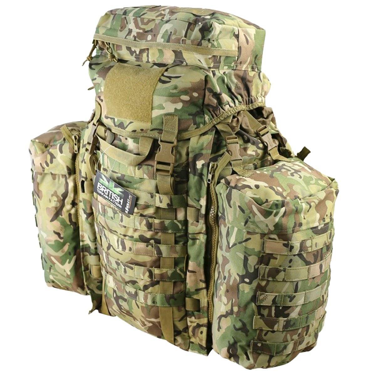Kombat 90L Tactical Assualt Pack BTP with Pouches - John Bull Clothing