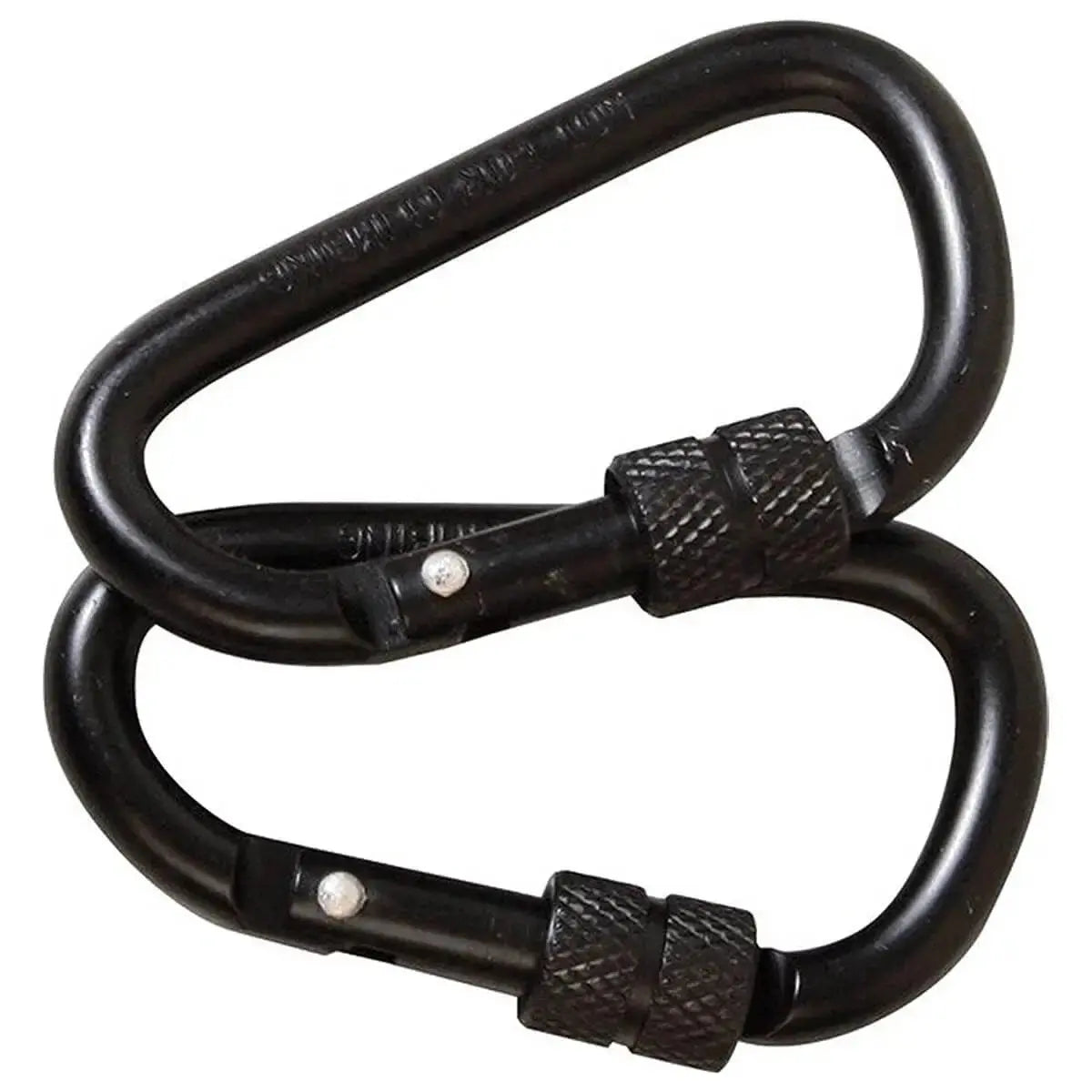 Kombat Carabiners Screwgate 8mm - 2 Pack - John Bull Clothing