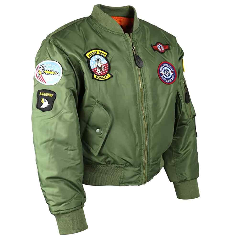 Kombat Kids MA1 Top Gun Flight Jacket - John Bull Clothing