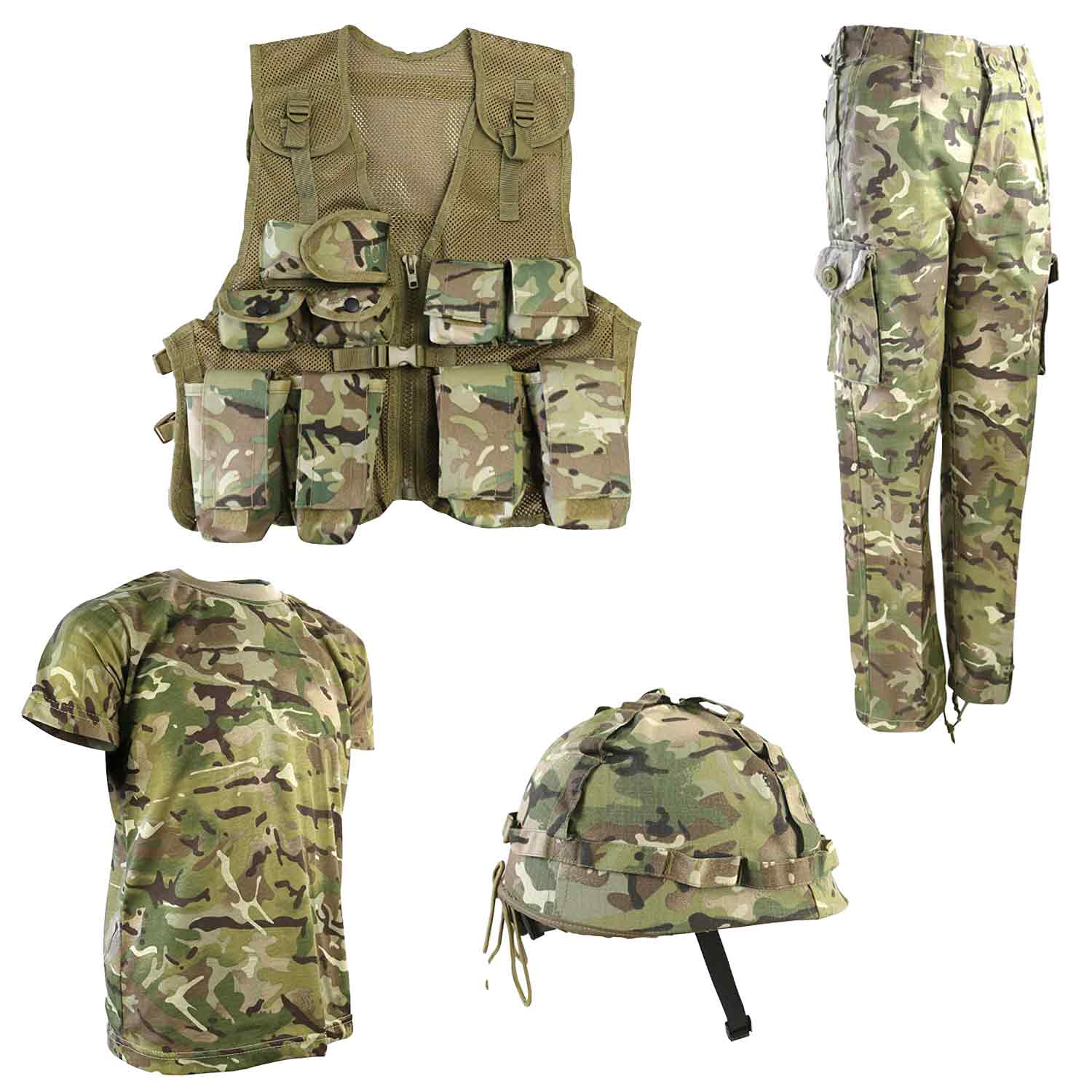 Kids Army Camouflage Clothing John