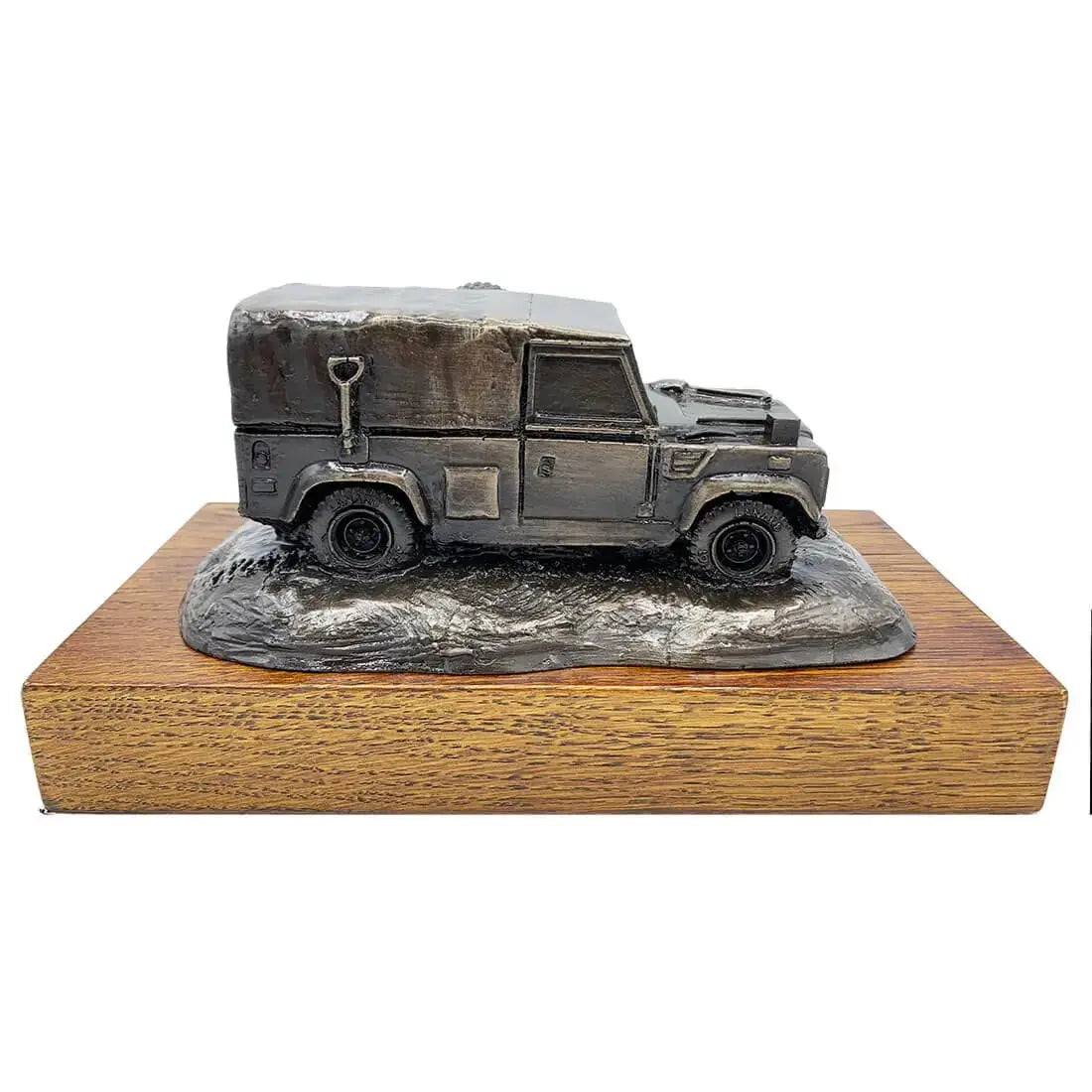 Land Rover Defender Bronze Resin Statue - John Bull Clothing