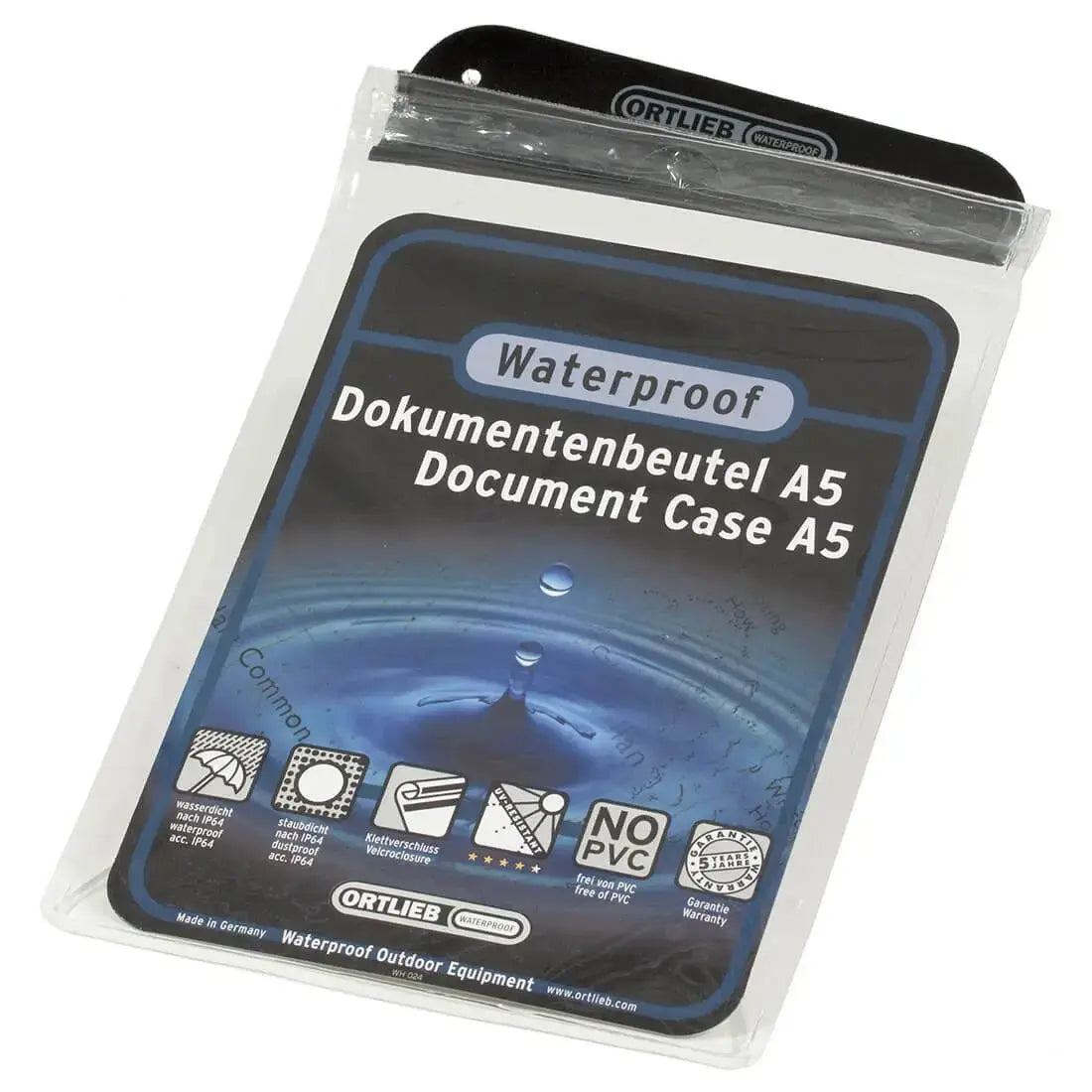 Ortlieb A5 Waterproof Document Case - John Bull Clothing