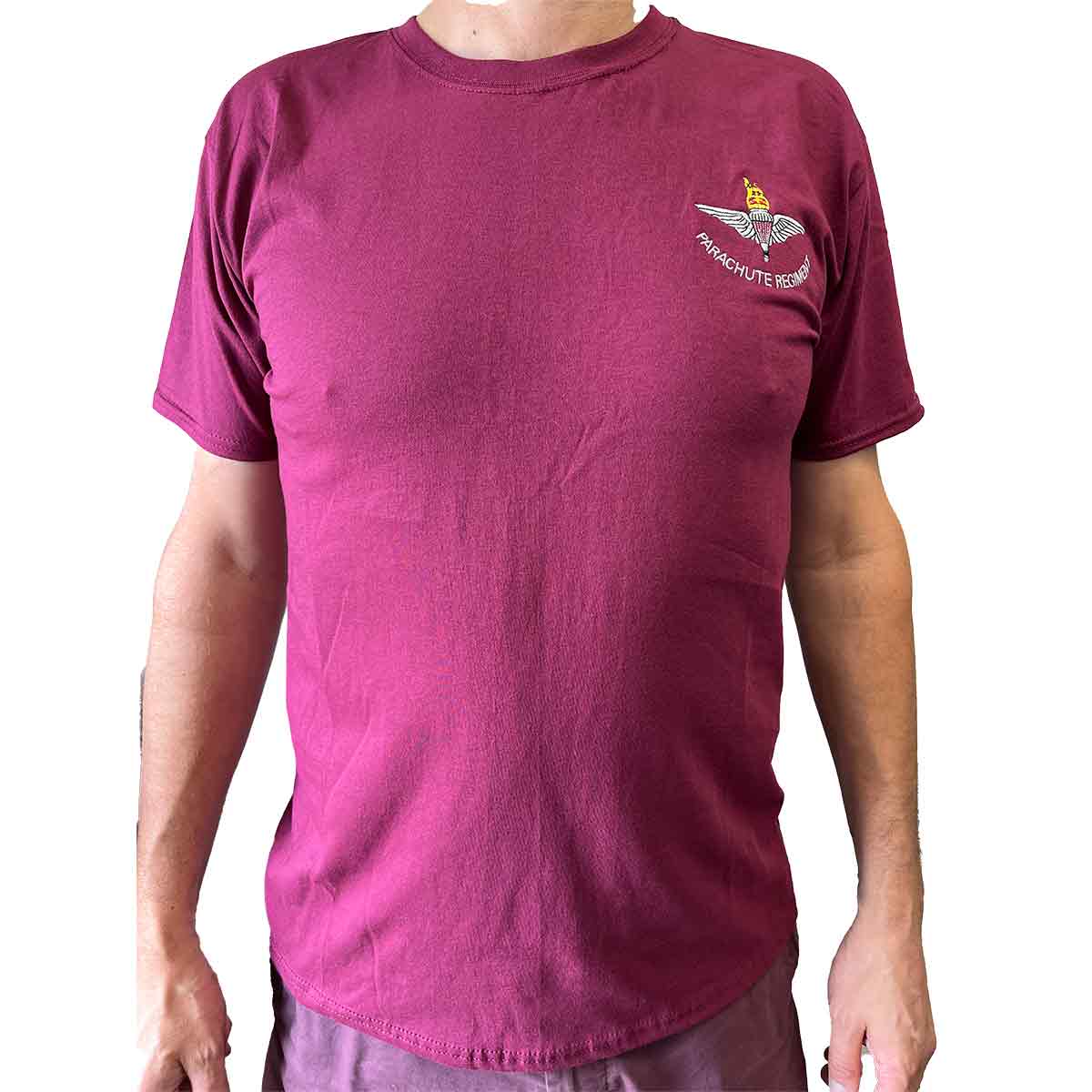 Parachute Regiment Maroon T-Shirt - John Bull Clothing