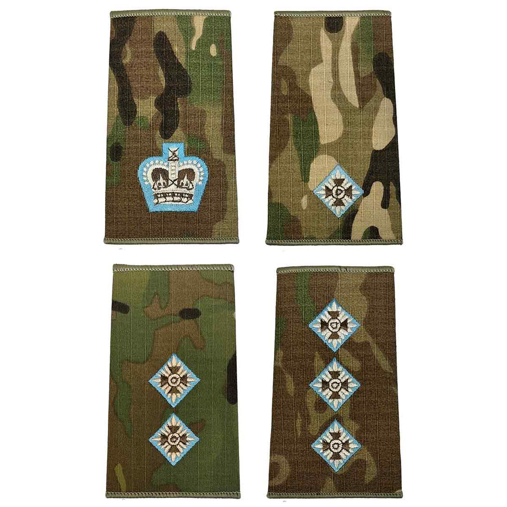 Pair Of Parachute Regiment Officers On Multicam / MTP Rank Slides ( Para Badge - Foto 8