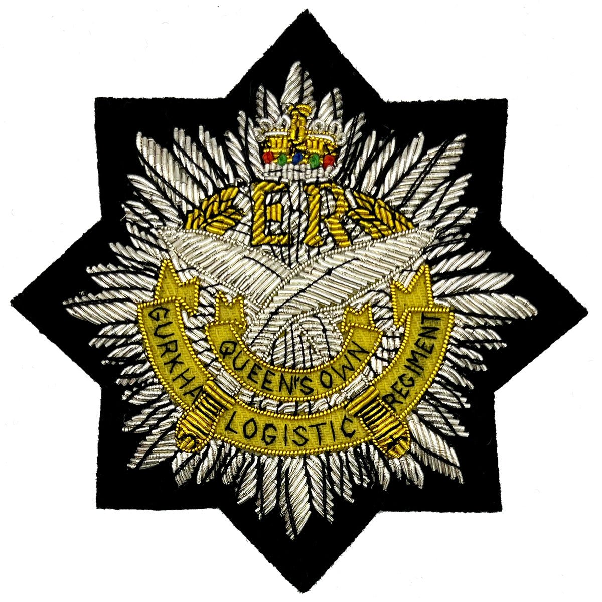 Queens' Own Gurkha Logistics Regiment Blazer Badge - John Bull Clothing