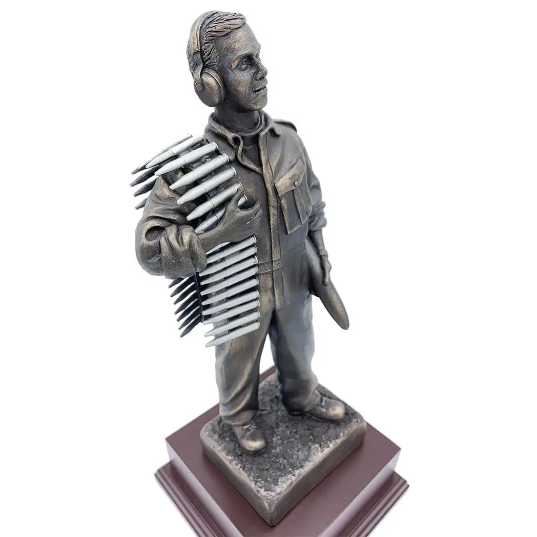 RAF Armourer Bronze Resin Figurine Statue - John Bull Clothing