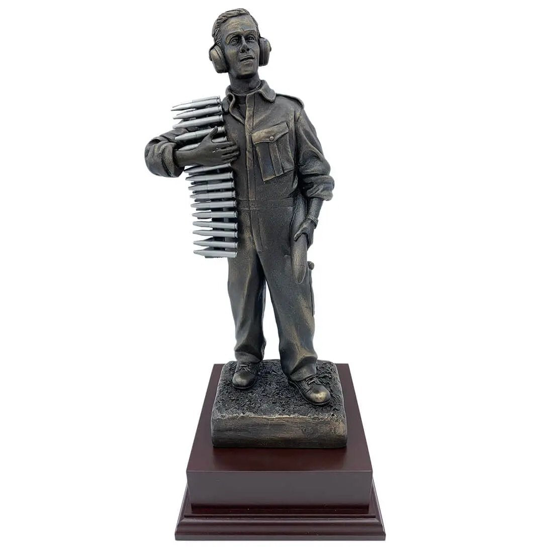 RAF Armourer Bronze Resin Figurine Statue - John Bull Clothing
