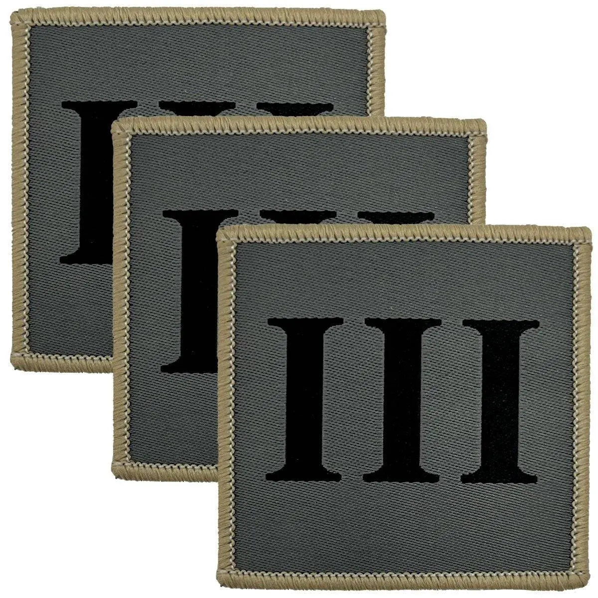 Ranger Regiment III Iron On TRF Badge with Tan Border - John Bull Clothing