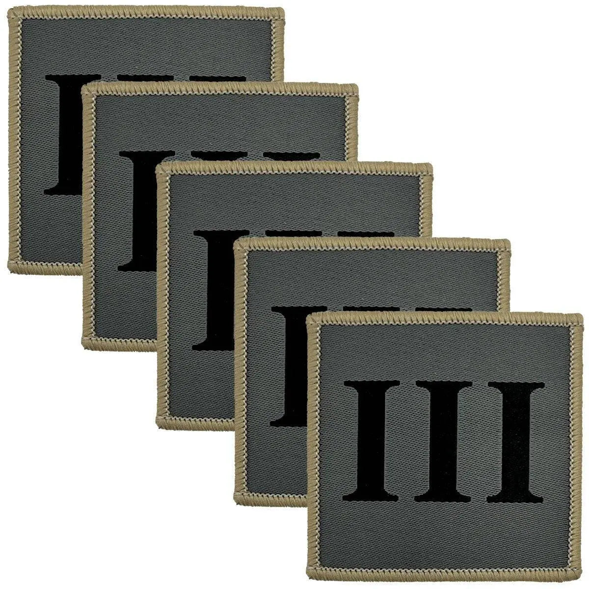 Ranger Regiment III Iron On TRF Badge with Tan Border - John Bull Clothing