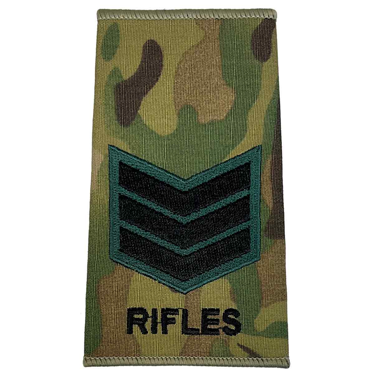 Rifles Regiment Multicam Rank Slides (Pair) - John Bull Clothing