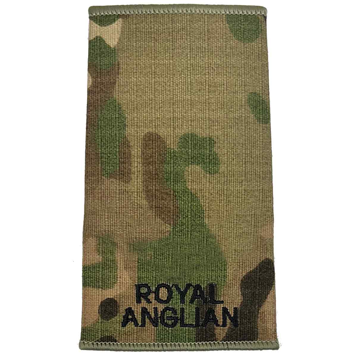 Royal Anglian Multicam Rank Slides (Pair) - John Bull Clothing