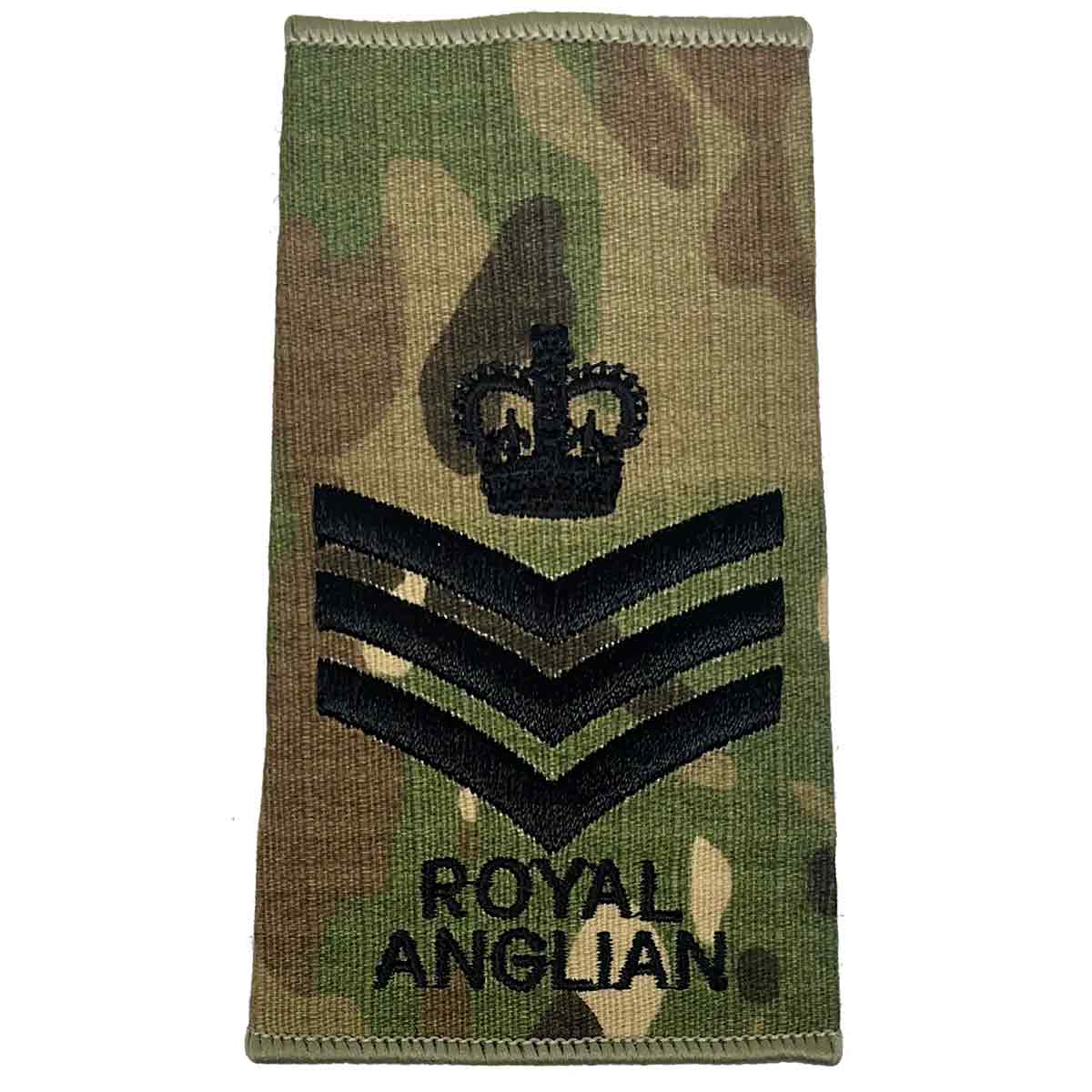 Royal Anglian Multicam Rank Slides (Pair) - John Bull Clothing