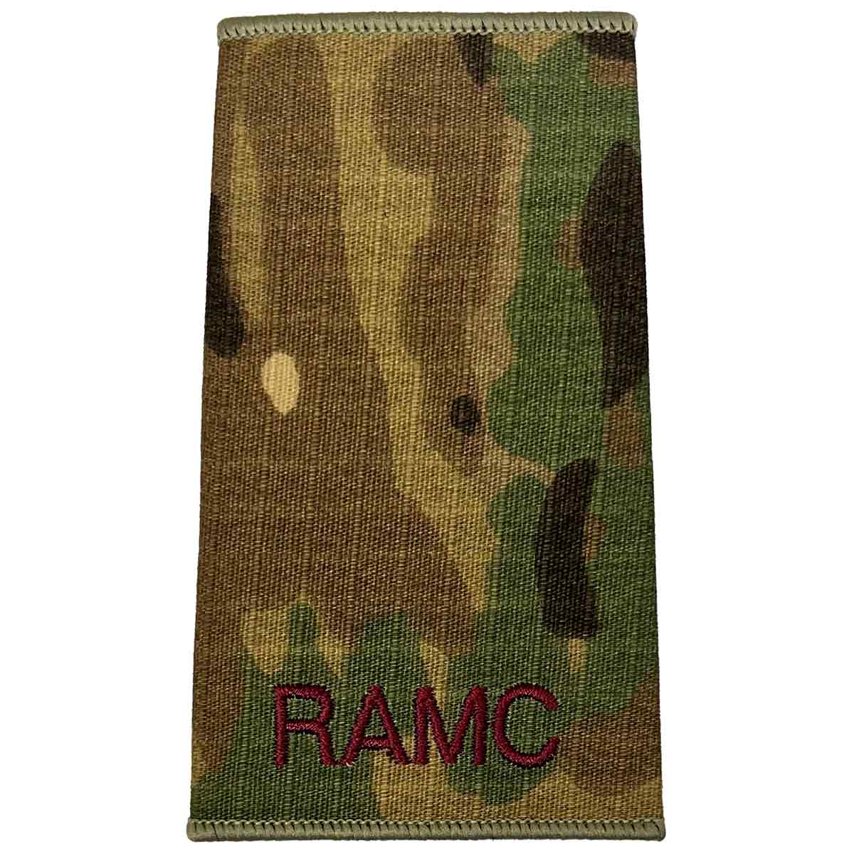 Royal Army Medical Corps Multicam Rank Slides (Pair) - John Bull Clothing