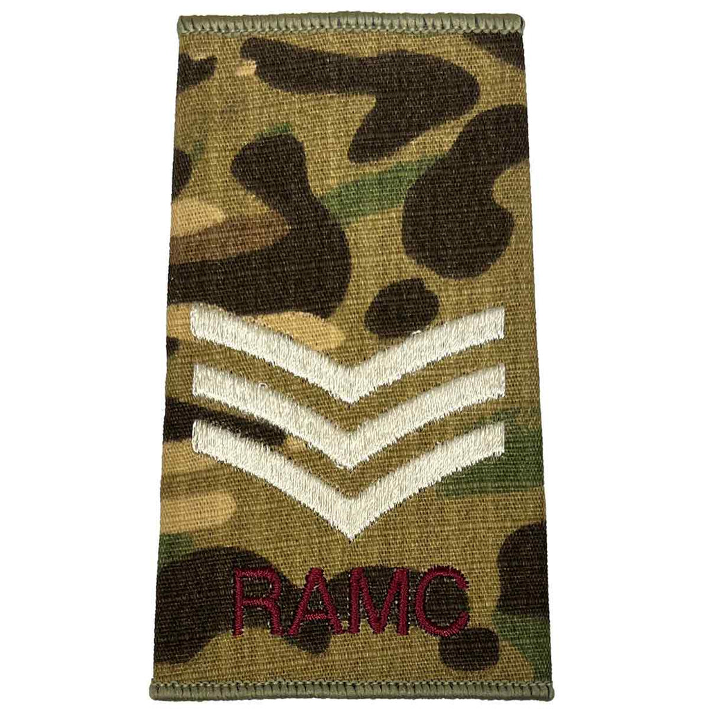 Royal Army Medical Corps Rank Slides Multicam | John Bulls