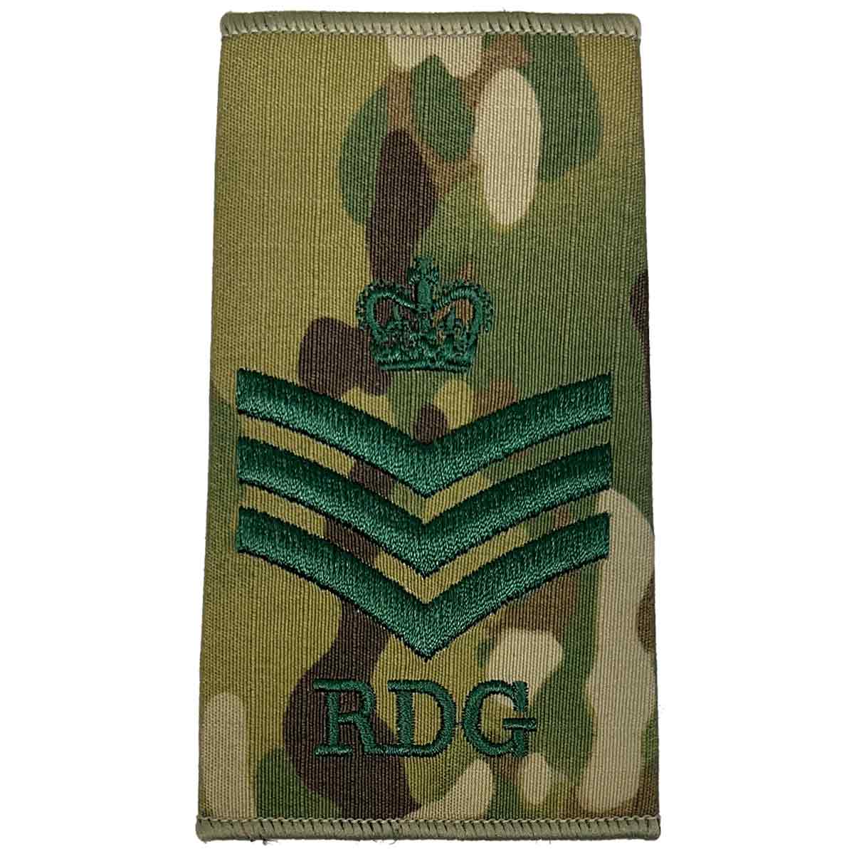 Royal Dragoon Guards Multicam Rank Slides (Pair) - John Bull Clothing