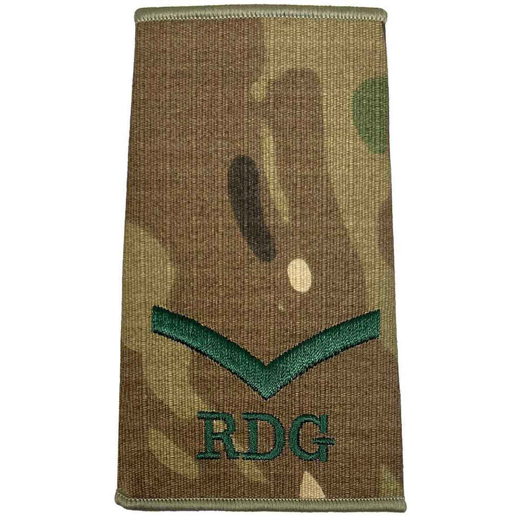 British Army Rmp Ranks Combat Logos Rank Slides