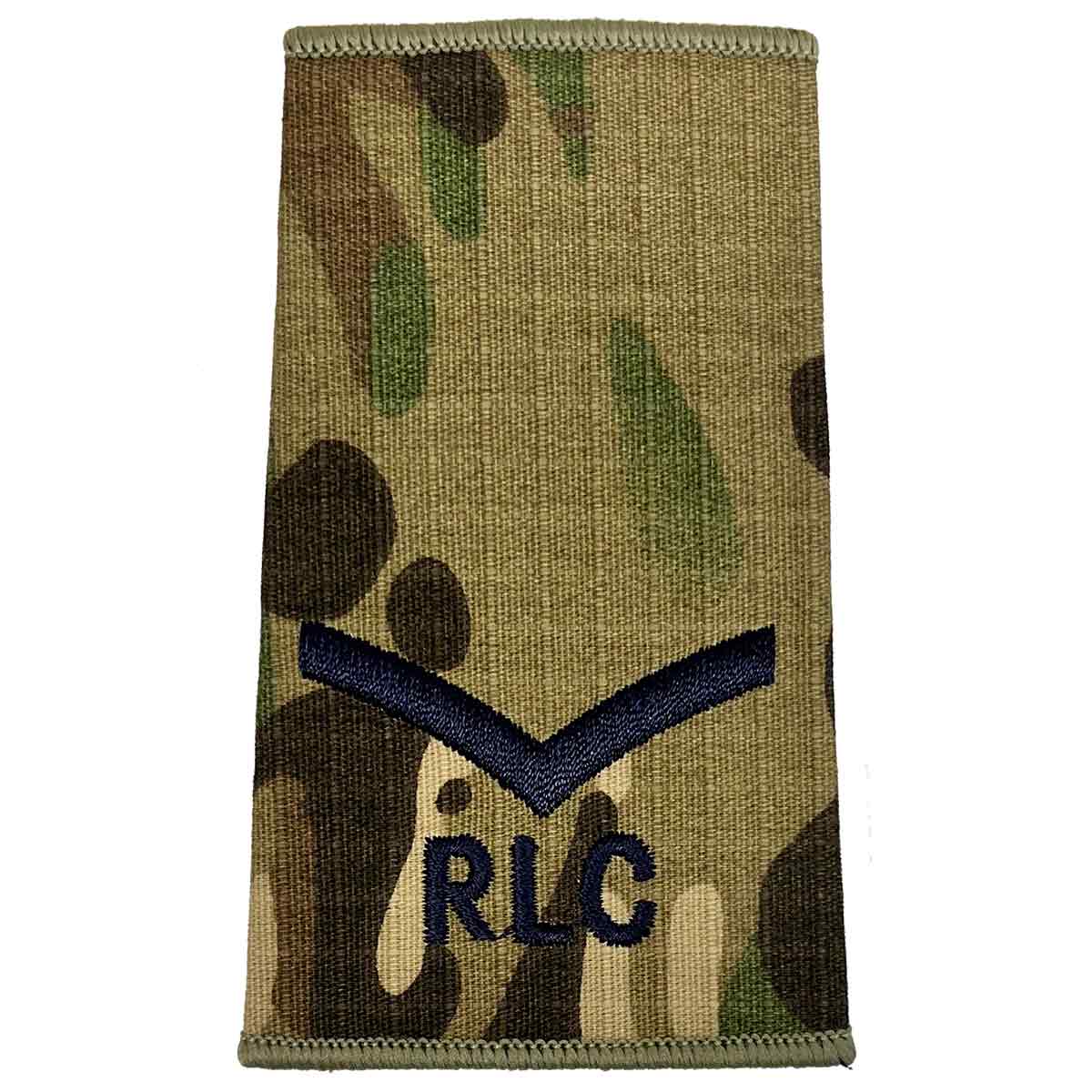 Royal Logistics Corps RLC Multicam Rank Slides (Pair) - John Bull Clothing