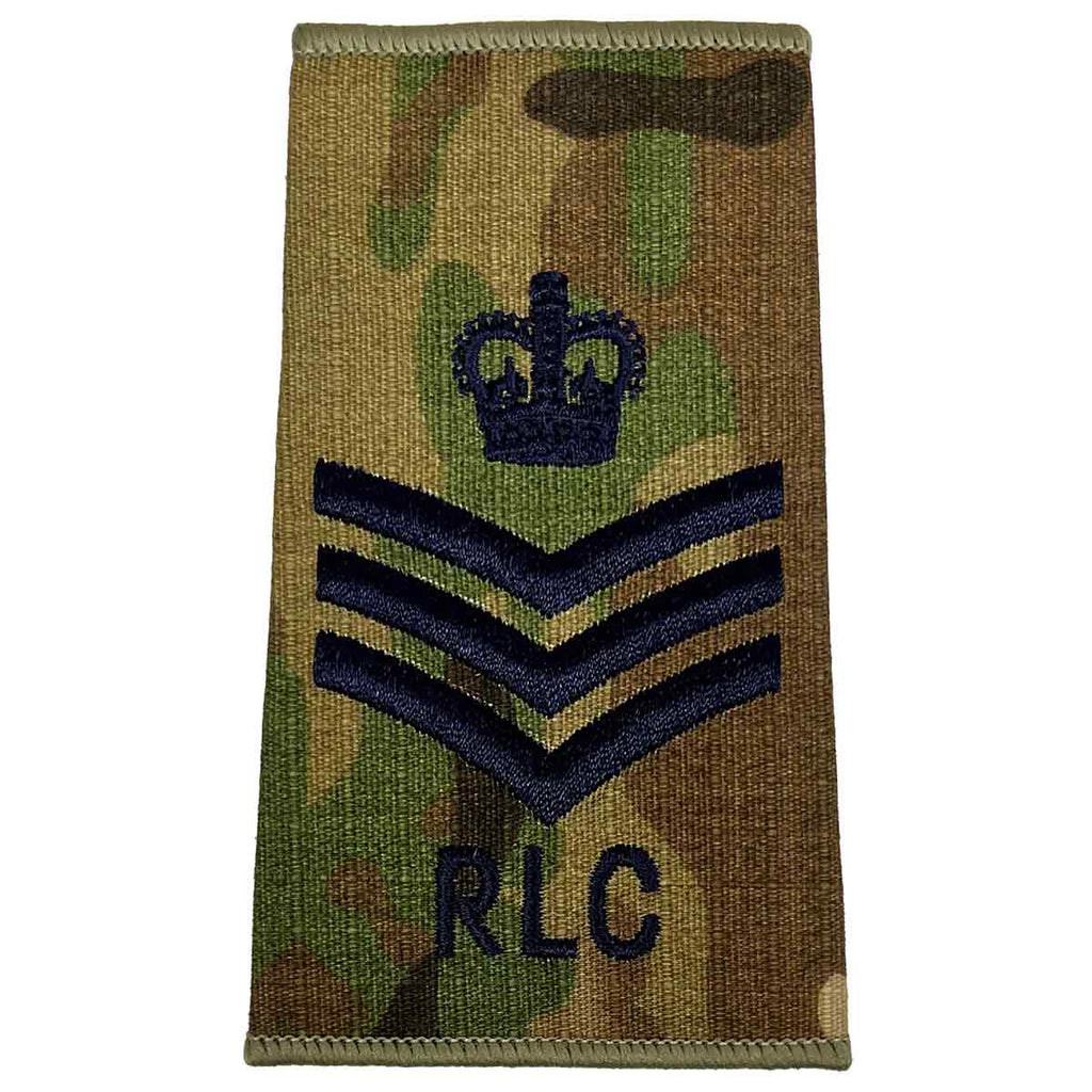 Royal Logistic Corps Multicam Rank Slides | John Bulls