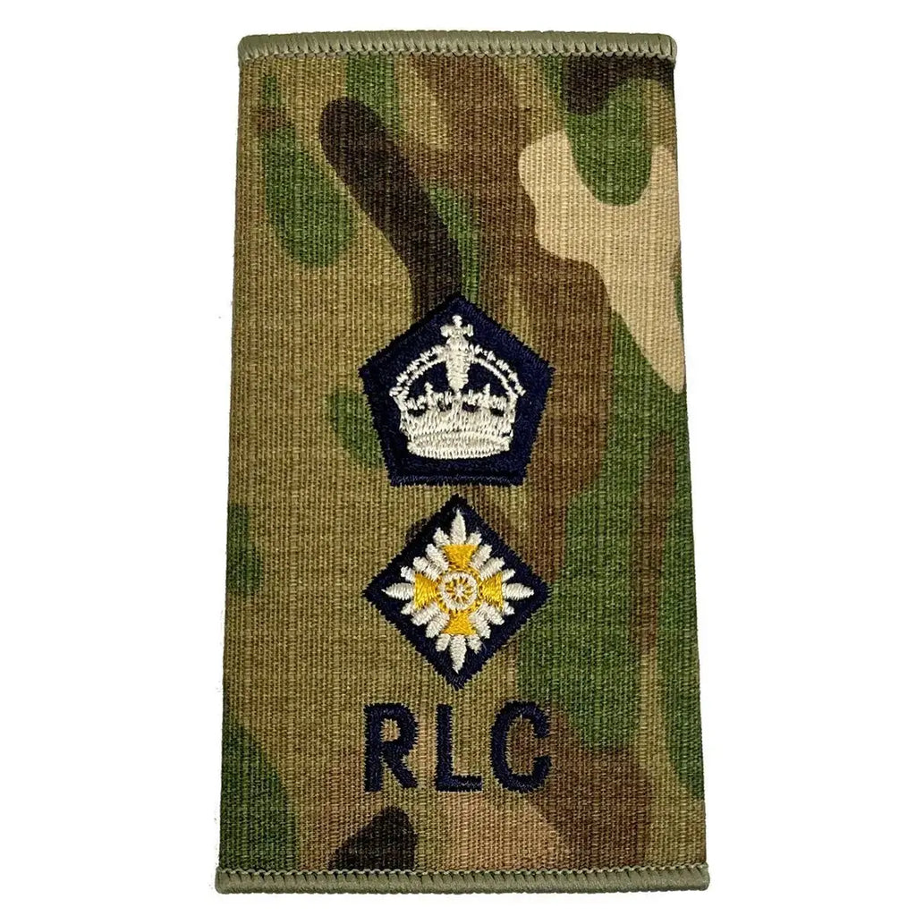 Rlc Ranks Royal Logistic Corps Multicam Rank Slides | John Bulls