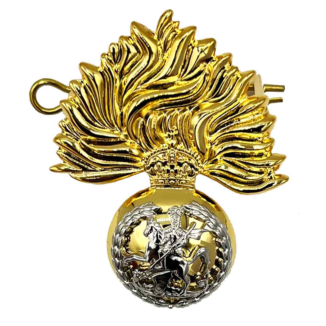 Royal Regiment Fusiliers Cap Badge Tudor Crown | John Bull Clothing