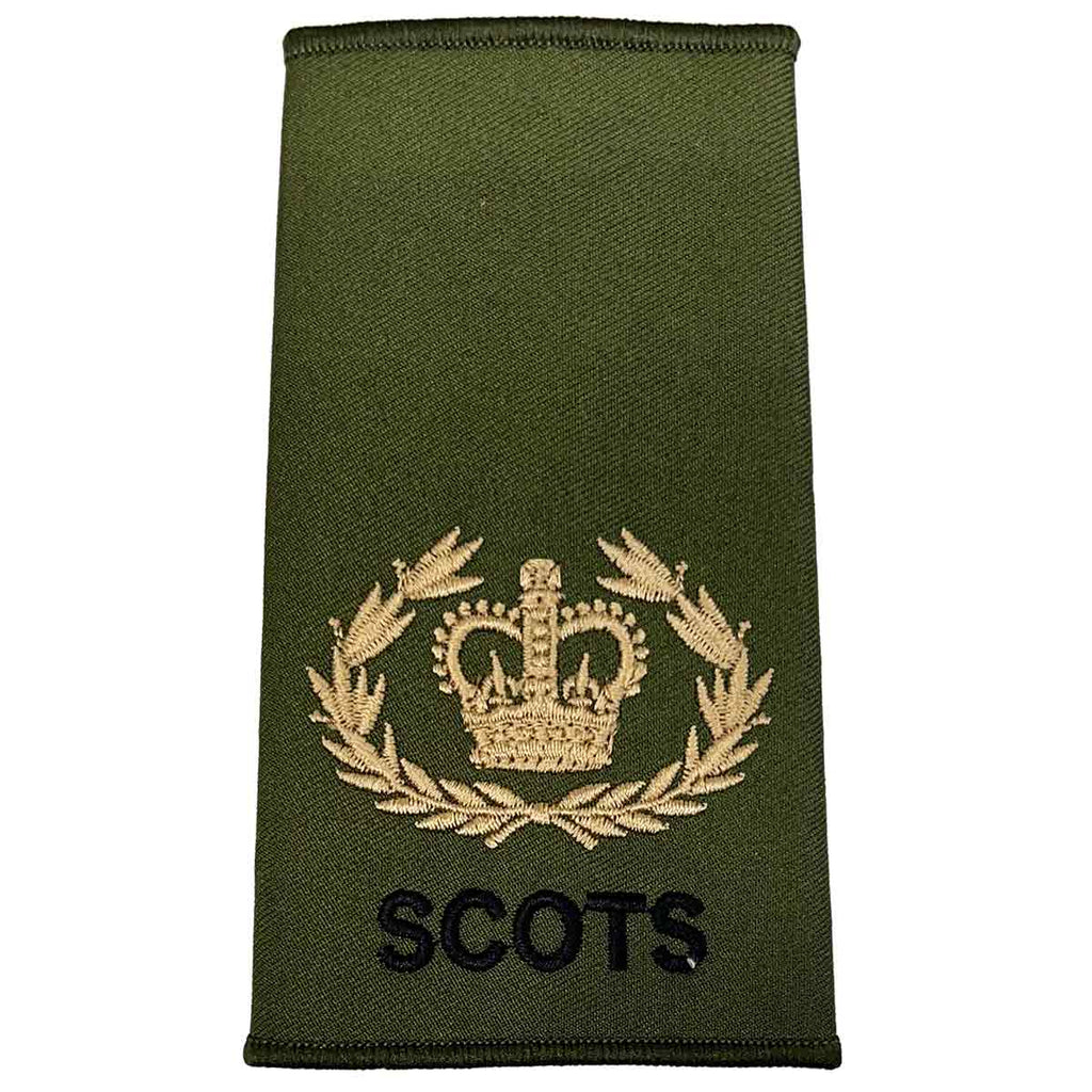 Royal Dragoon Guards RDG Olive Rank Slide With Black Embroidery - Foto 3