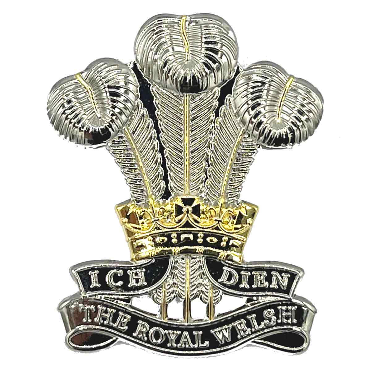Royal Welsh Beret Cap Badge - John Bull Clothing