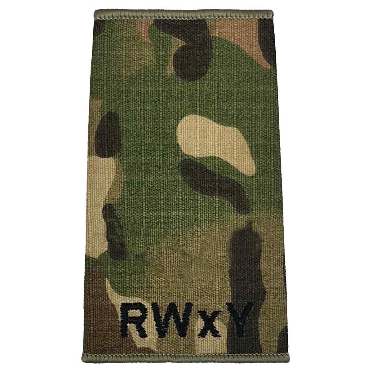 Royal Wessex Yeomanry RWxY Multicam Rank Slides (Pair) - John Bull Clothing