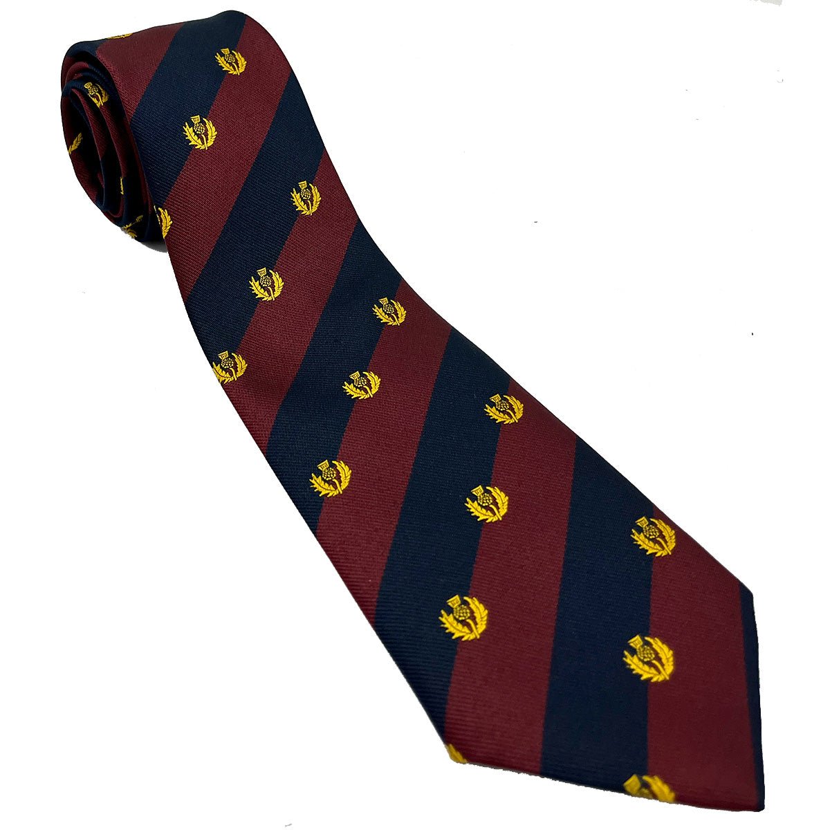 Scots Guards Crest Regimental Polyester Tie - John Bull Clothing
