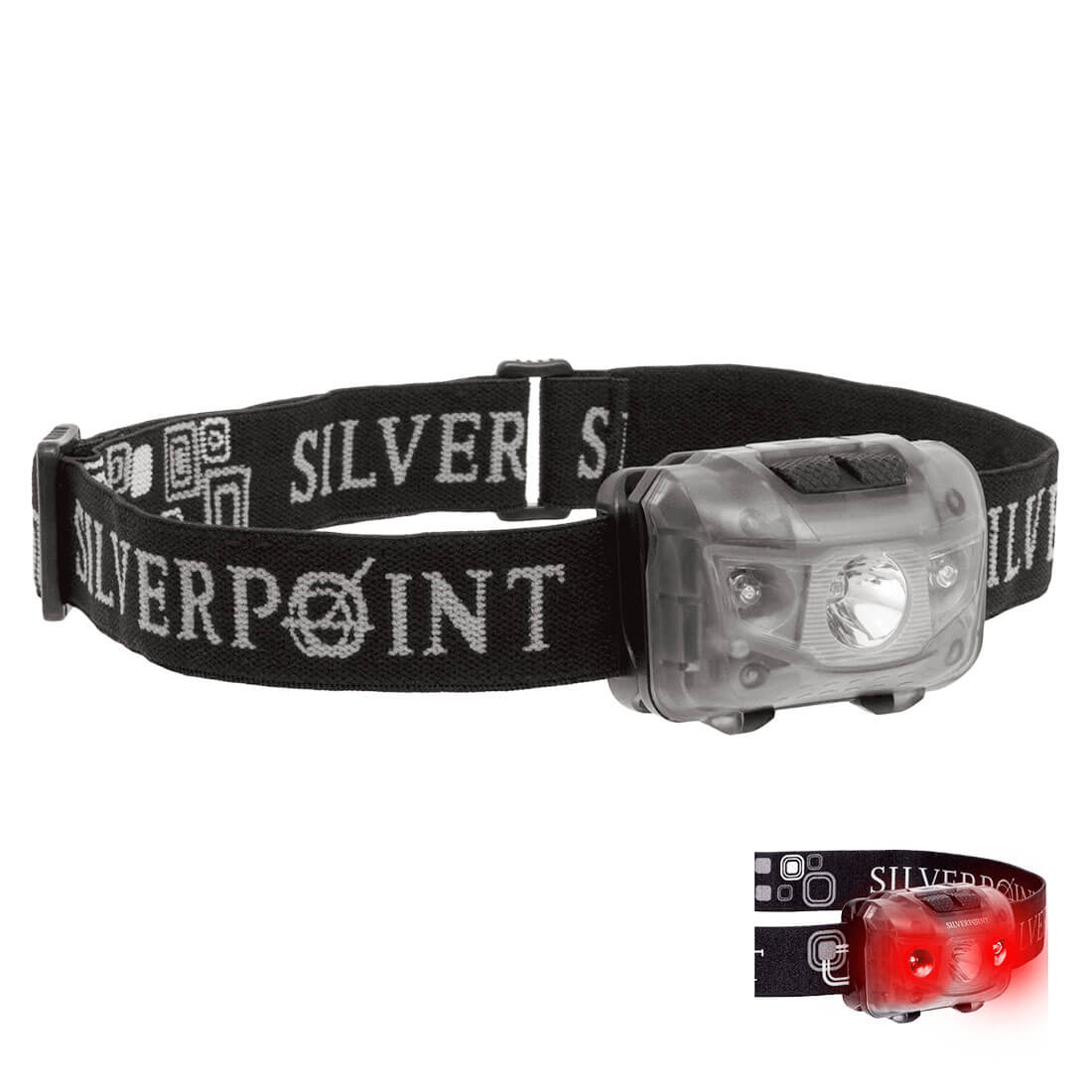 Silverpoint Hunter XL120RL Headtorch with Red Light - John Bull Clothing