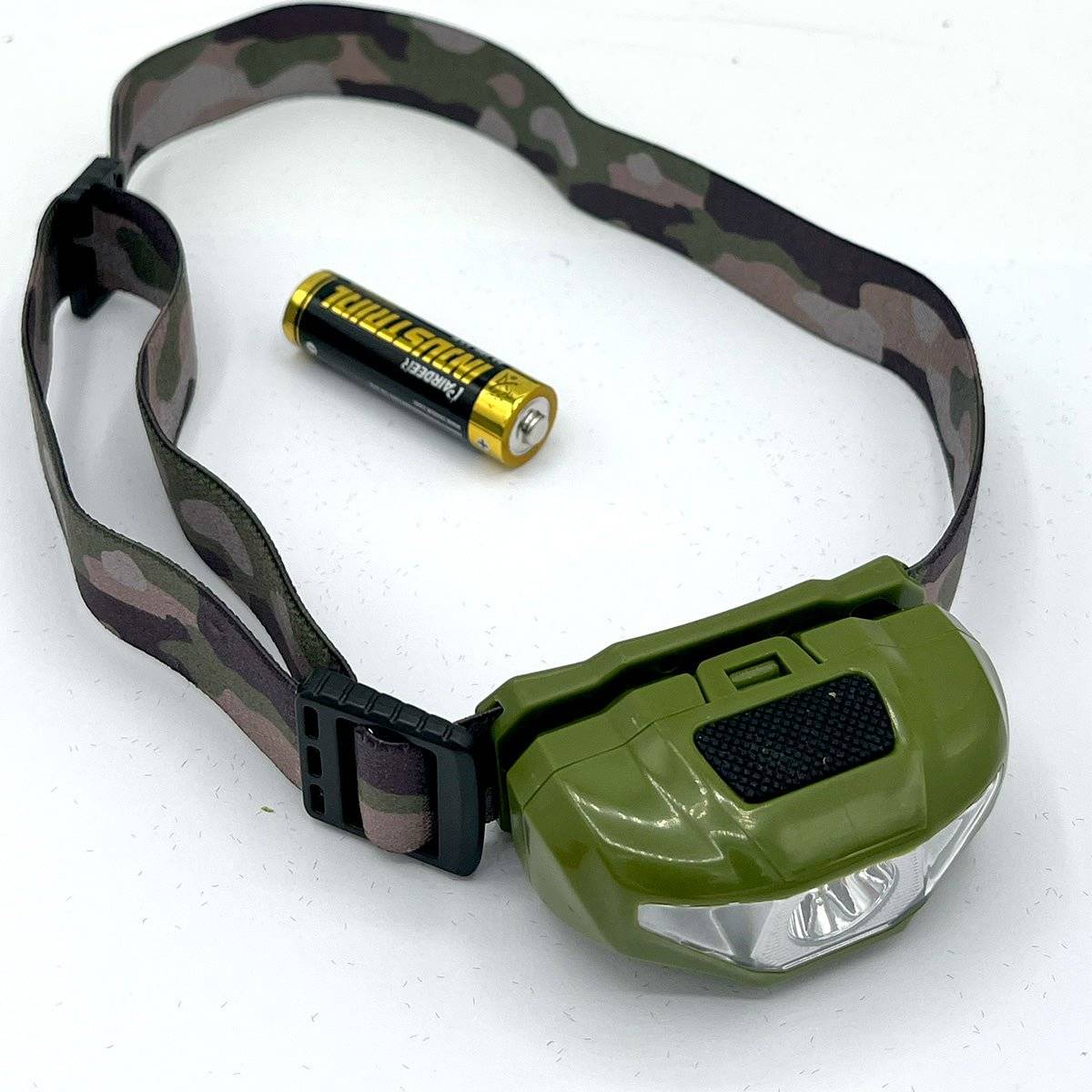 Silverpoint Infantry Head Torch with Red/Light Light - John Bull Clothing