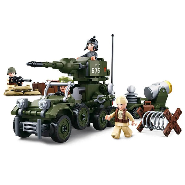 Sluban M38-B0665 | Army | Kampfjet (6 in 1) - Different Bricks