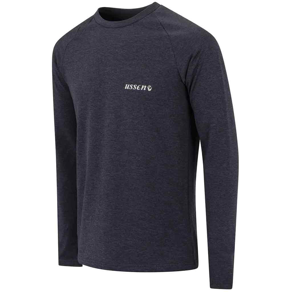 Ussen Baltic Crew Neck Black Thermal Shirt - John Bull Clothing