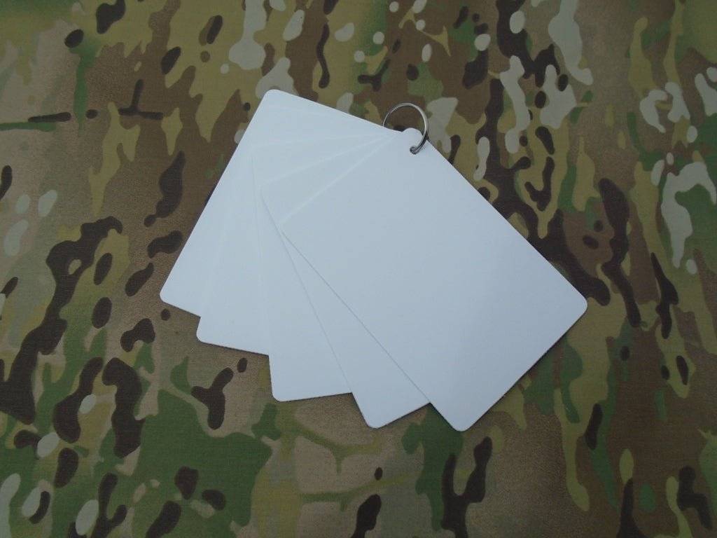 Waterproof A5 Battle Slate Cards - 5 Cards - John Bull Clothing